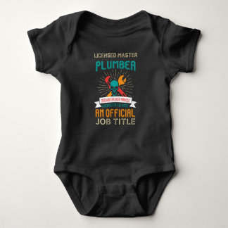 Plumber T-shirt Baby Bodysuit