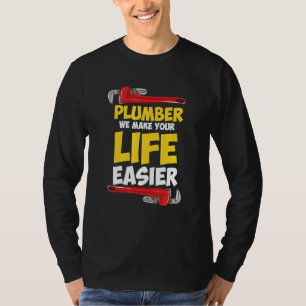 Plumber Technician Design For Pipefitter - Plumber T-Shirt