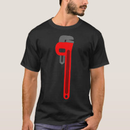 Plumber tool gift, Pipefitter Pipe Wrench plumbing T-Shirt