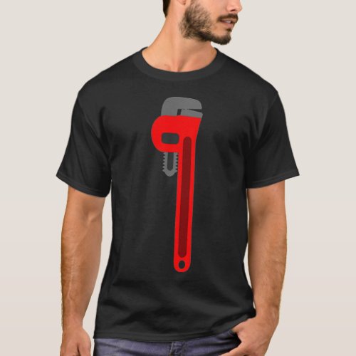 Plumber tool gift Pipefitter Pipe Wrench plumbing T_Shirt
