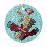 Plumber Tools ornament