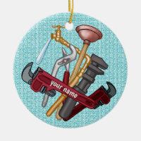 Plumber Tools ornament