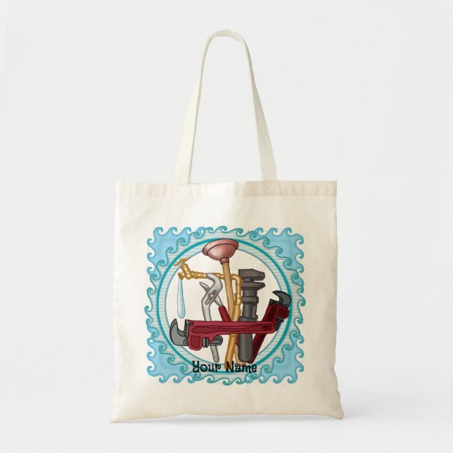 Plumber Tools tote bag (Front)