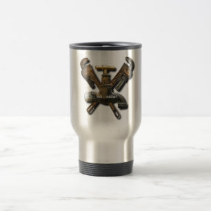 Plumber Water Sewage Drainage Engineer Technician Travel Mug