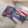 Plumber Wrench Professional Plumbing Patriotic Business Card