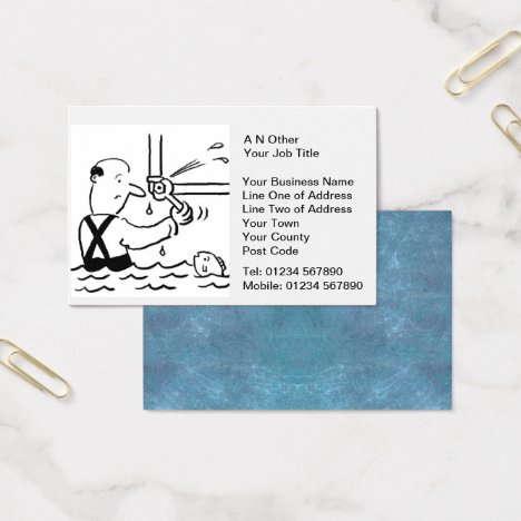 Plumbers and Plumbing Services Business Card