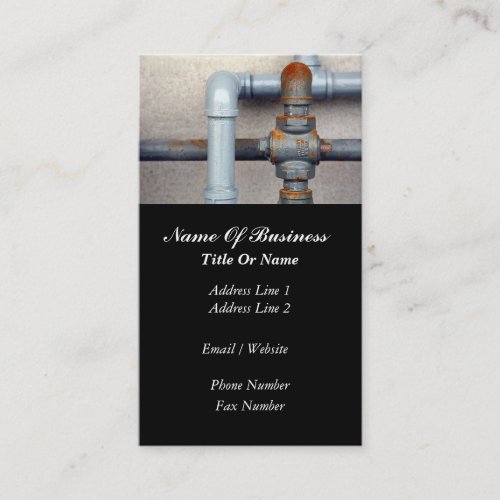 Plumbers Business Card