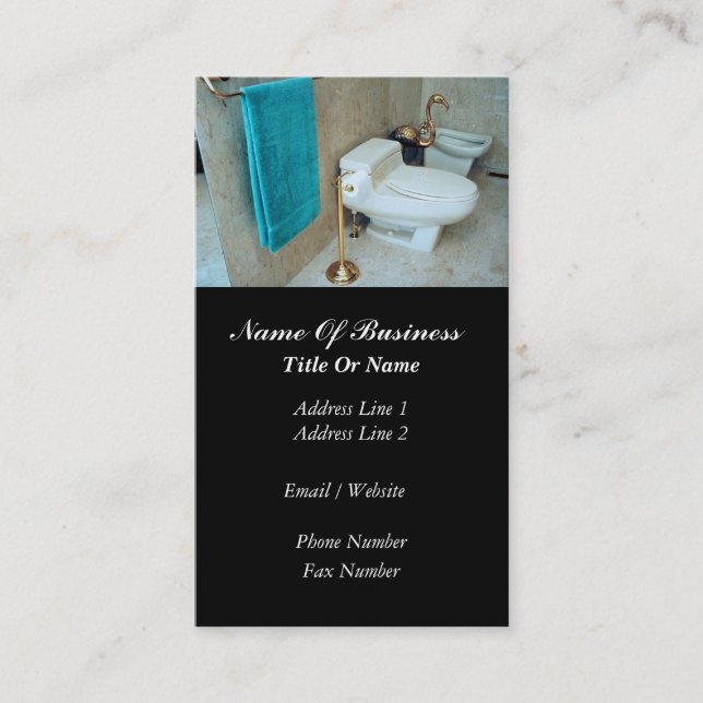 Plumbers Business Card (Front)