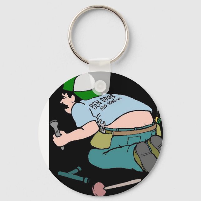 PLUMBERS CRACK KEYCHAIN (Front)