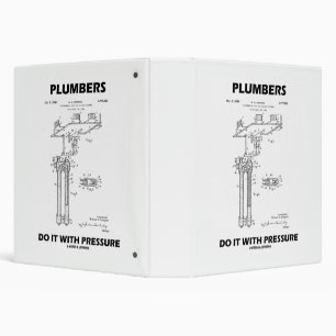 Plumbers Do It With Pressure Hoffman Differential 3 Ring Binder
