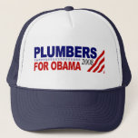 Plumbers For Obama 2008 Trucker Hat at Zazzle