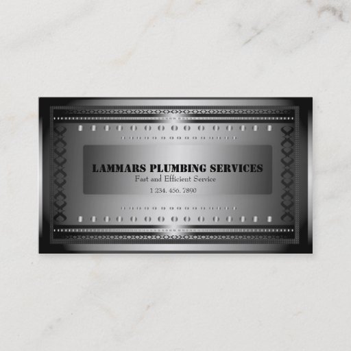 Customizable Plumbers Plumbing Service Business Card