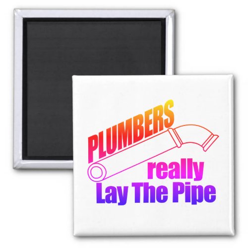 Plumbers Really Lay the Pipe Magnet