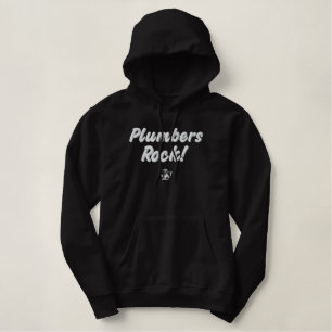 Plumbers Rock Embroidered Hoodie