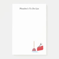 Plumber's To Do List