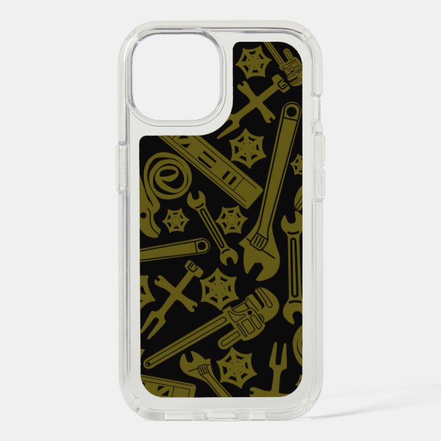 Plumbers Tools, Pipefitter, Novelty Print Speck iPhone Case (Front)