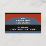 Plumbing And Heating Home Maintenance And Repair Business Card at Zazzle