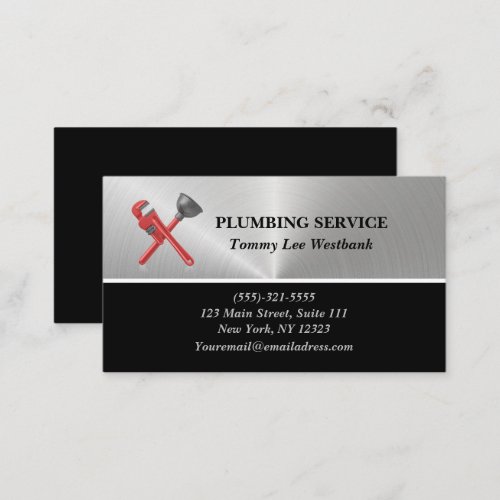 Plumbing  business card