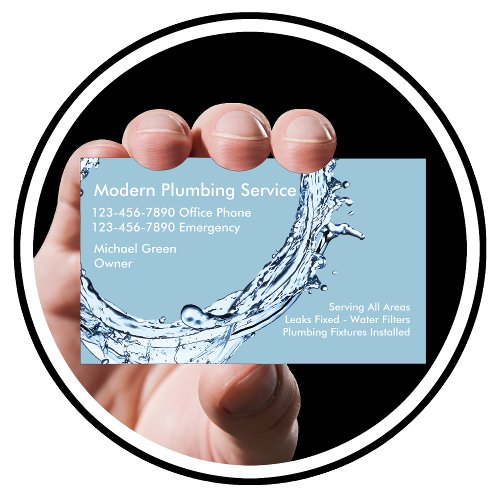 Plumbing Business Card