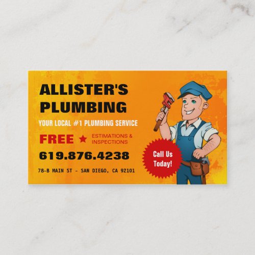 Plumbing Business Card