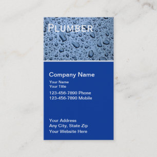 Plumbing Business Cards