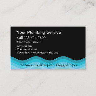Plumbing Business Cards