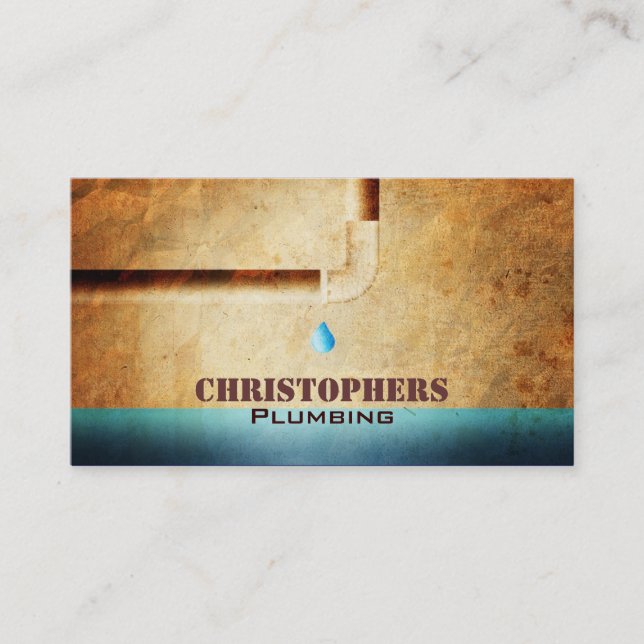 Plumbing Business cards (Front)