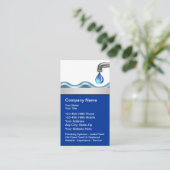 Plumbing Business Cards (Standing Front)