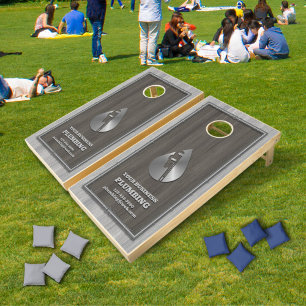 Plumbing Business Cornhole Set