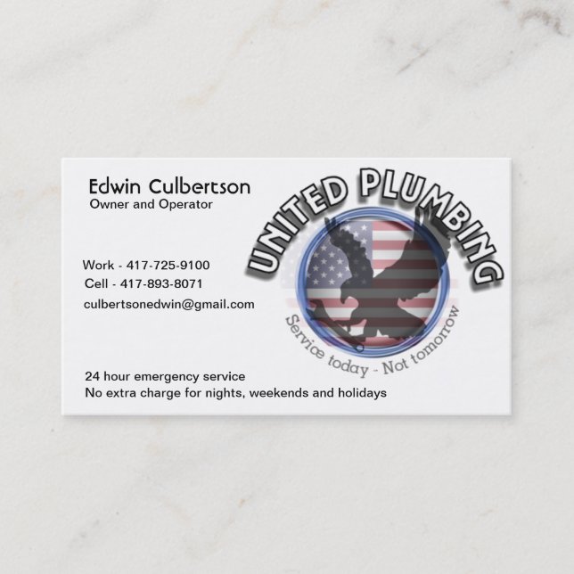 Plumbing cards (Front)