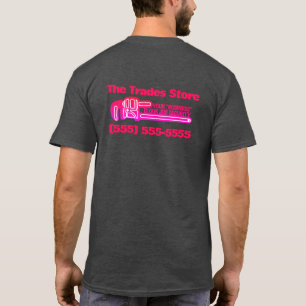 Plumbing Contractor Humor, Funny Advertising T-Shirt