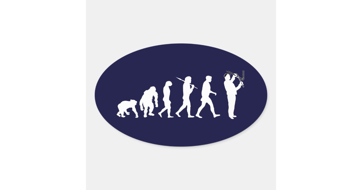 Sticker Sewer Plumbing Evolution Plumber Pipefitter Pipe Sewer Oval Sticker | Zazzle