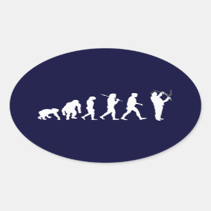 Plumbing Evolution Plumber Pipefitter Pipe Sewer Oval Sticker