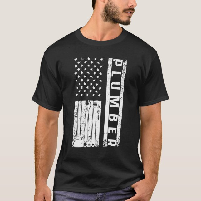 Plumbing For Men Women Master Plumber Handyman 7 T-Shirt (Front)