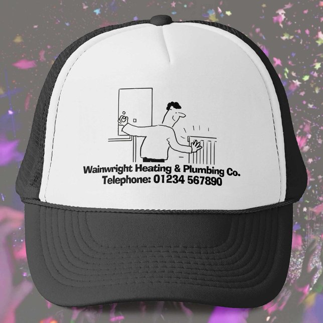 Plumbing, Heating, & Boiler Repairs. Trucker Hat (Creator Uploaded)