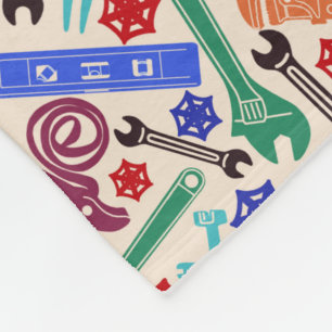 Plumbing, Pipefitting, Steamfitter Tools Fleece Blanket