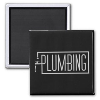 Plumbing - Pipes And Dripping Facet Magnet by Trendshop at Zazzle