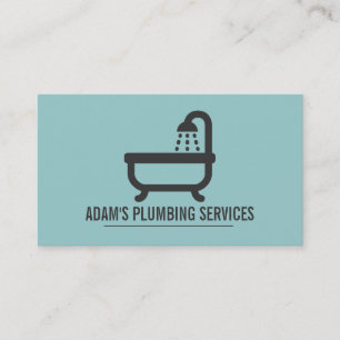 Plumbing Plumber Faucet Water Handyman Maintenance Business Card