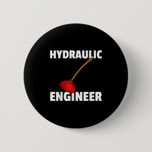Plumbing Plunger Gift For Funny Plumber Button
