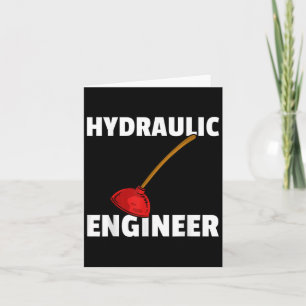 Plumbing Plunger Gift For Funny Plumber Card