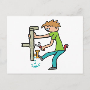 Plumbing Postcard