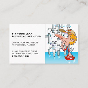 Plumbing Professional Business Card