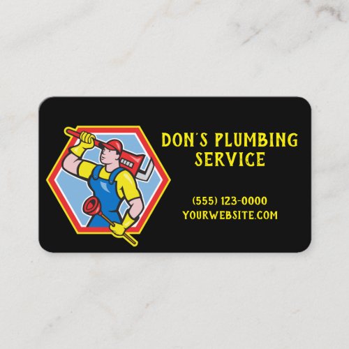 Plumbing Repair Service Business Card