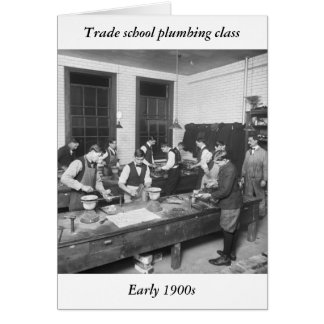 Plumbing School Early S Card Plumbing School Early S Card