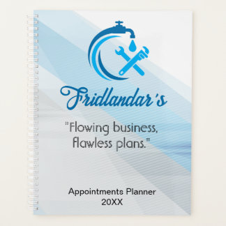 Plumbing Service Blue Water Drop Logo Plumber Planner