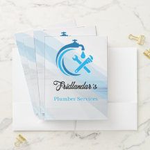Plumbing Service Blue Water Drop Logo Plumber