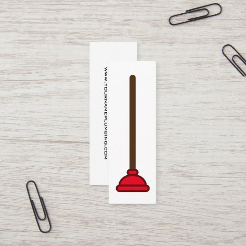 Plumbing services business card template with logo