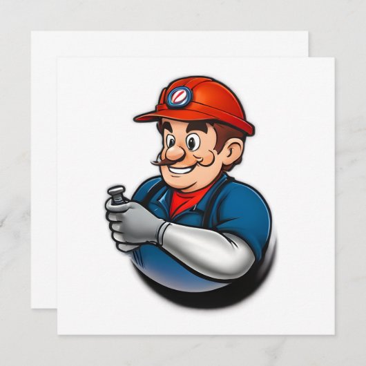 plumbing services logo (Front/Back)