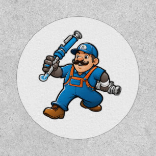plumbing services logo patch