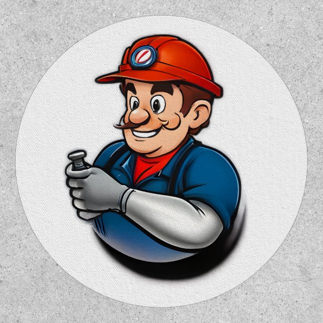 plumbing services logo patch (Front)